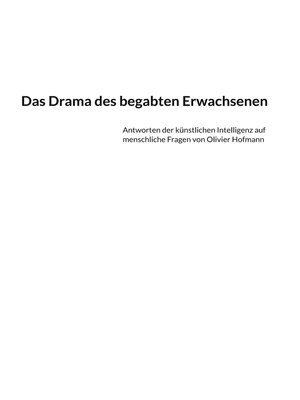 cover image of Das Drama des begabten Erwachsenen